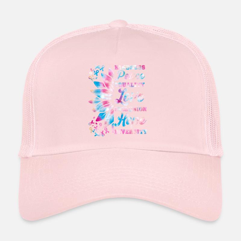 Inklusion Freundlichkeit Frieden Hoffnung Trucker Cap