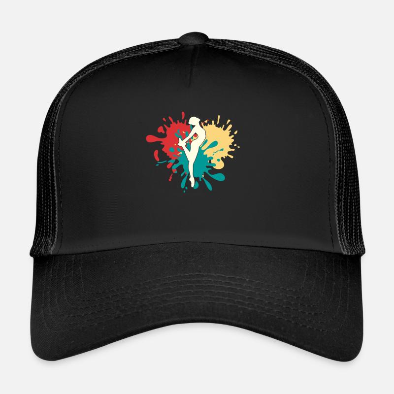 Silhouette de danseur dansant Casquette trucker 