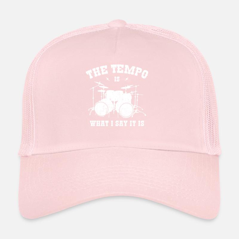 Drum Tempo Is What I Say It Is Dummer Schlagzeuger Trucker Cap