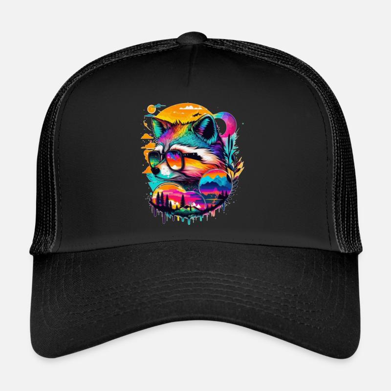 Fox Master Lamp in Cool with Sunglasses Trucker Cap
