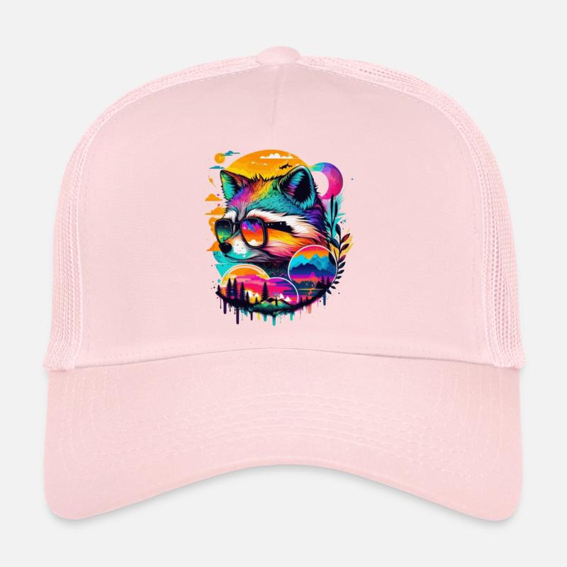 Fox Master Lamp in Cool with Sunglasses Trucker Cap