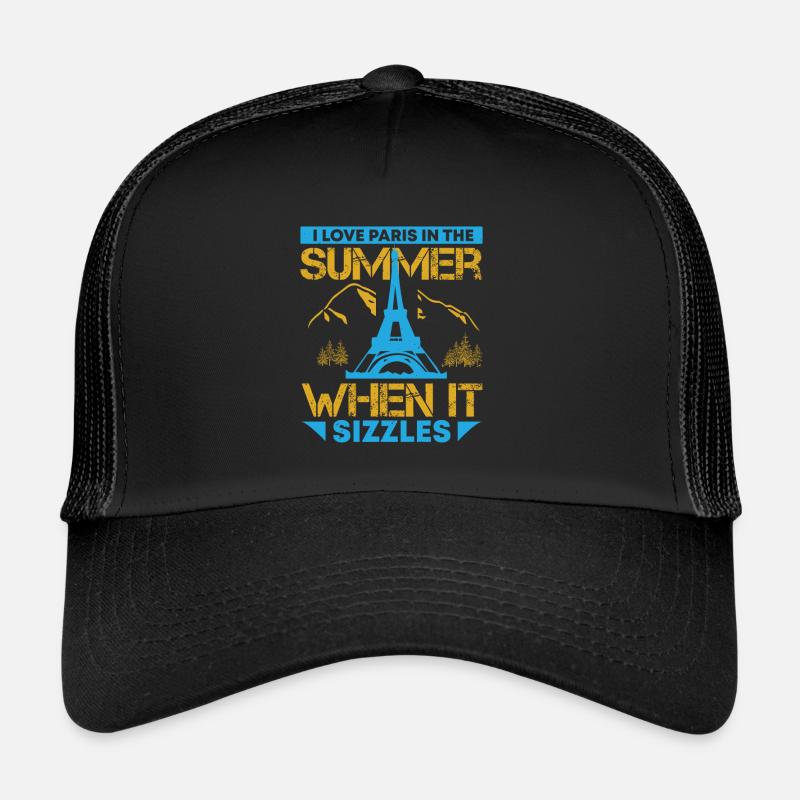 J’AIME PARIS EN ÉTÉ QUAND ÇA GRÉSILLE Casquette trucker 