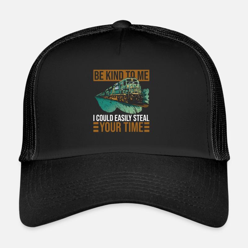 Eisenbahnlokarbeiter Und Casquette trucker 