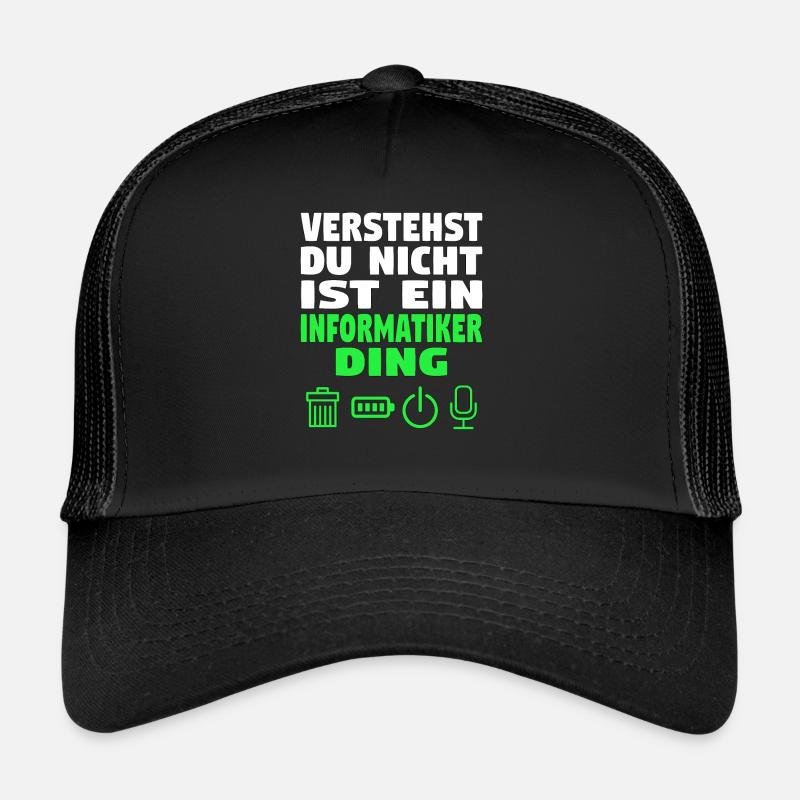 Informatik Computer Programmierer Entwickler Coder Trucker Cap