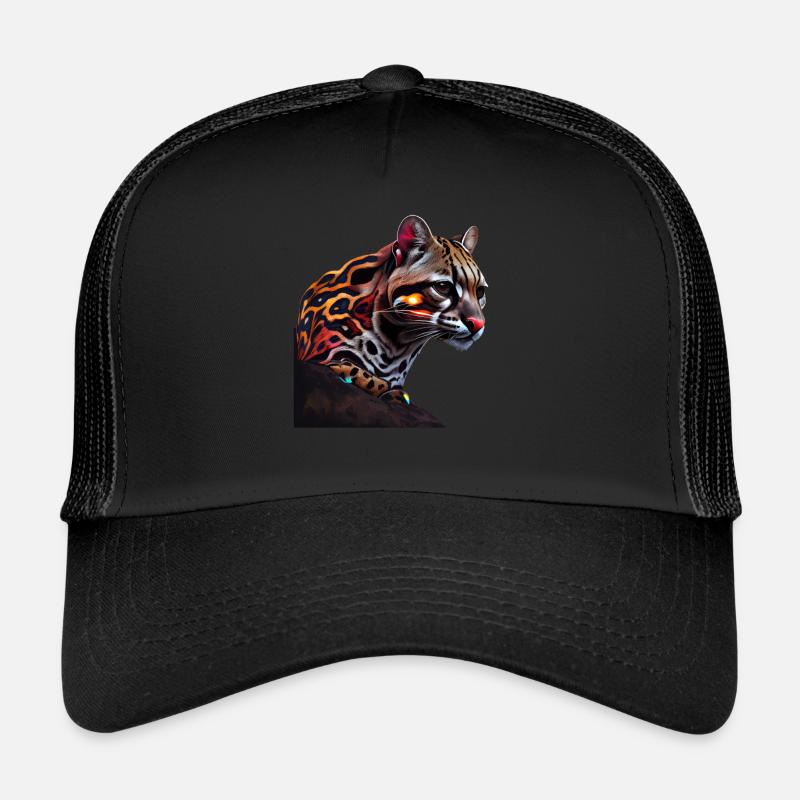 juste un garçon qui aime Ocelots Ocelot ocelot ocelot Casquette trucker 