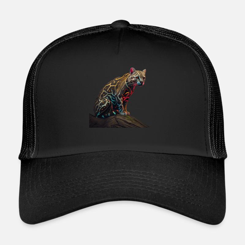just a boy girl who loves Ocelots Ocelot ocelot ocelot Trucker Cap