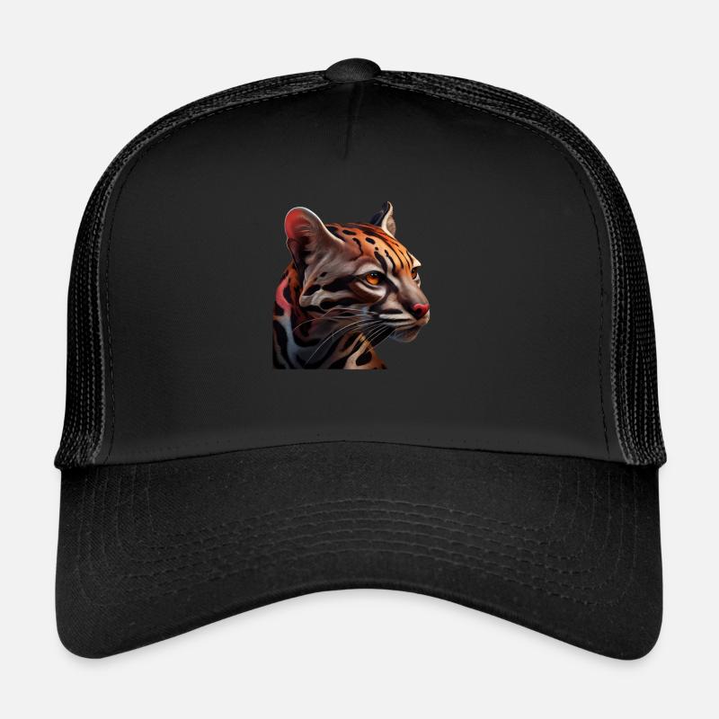just a boy girl who loves Ocelots Ocelot ocelot ocelot Trucker Cap
