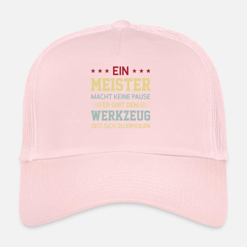 Meister Prüfung Handwerker Geschenk Trucker Cap