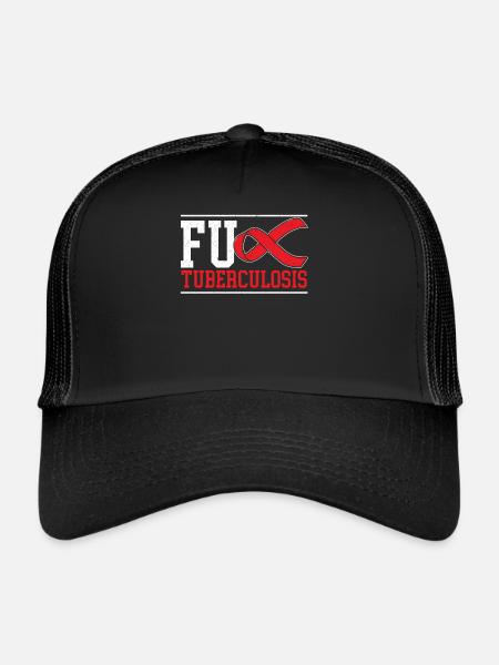 Tuberculosis Warrior Tuberculosis Awareness - Trucker Cap - black/black - Front