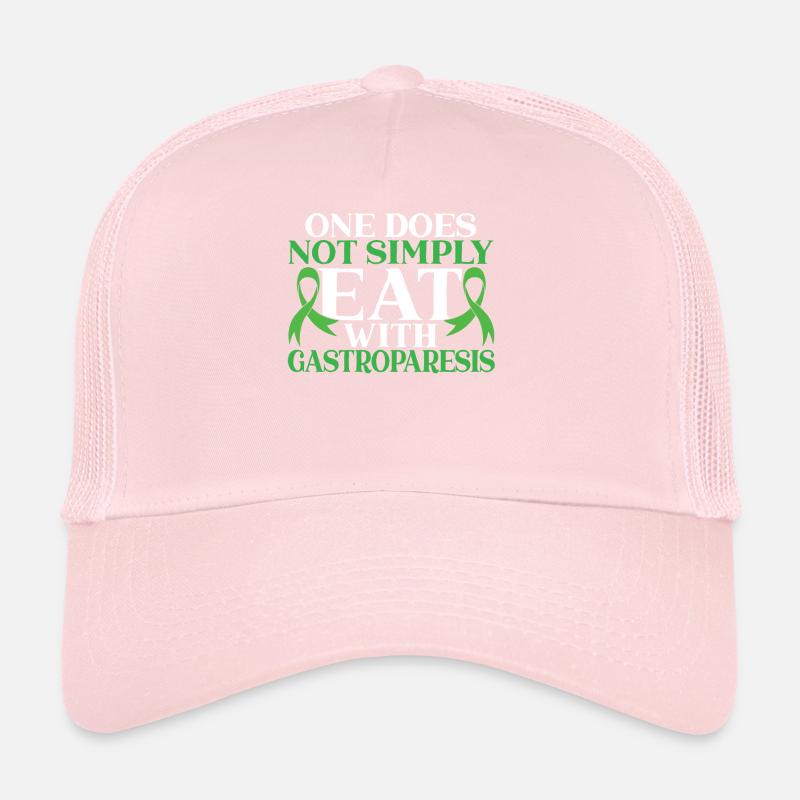 Man isst nicht einfach mit Gastroparese Trucker Cap