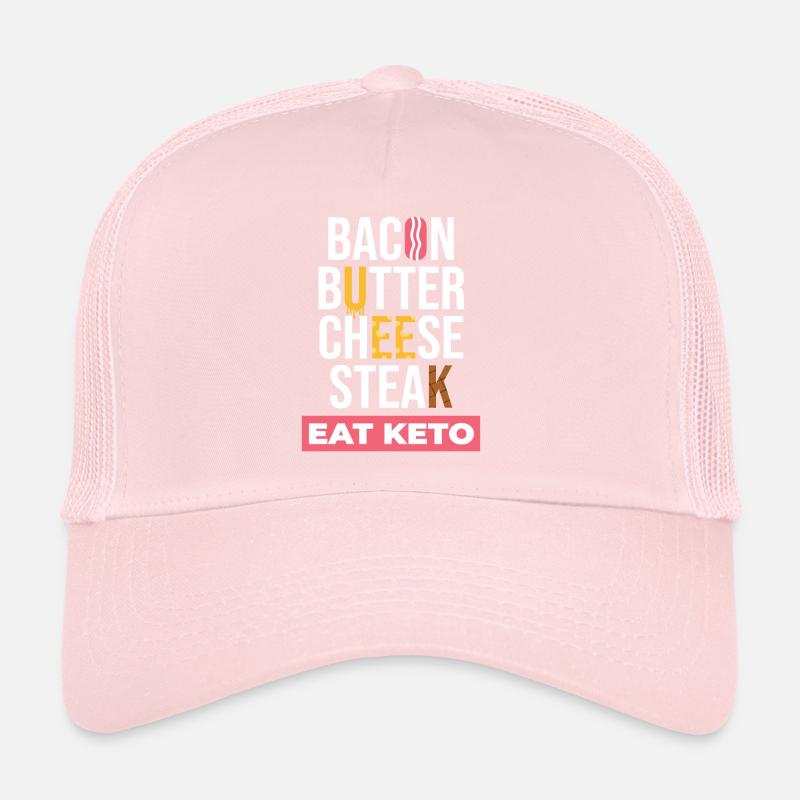 Mangez des aliments sains céto Casquette trucker 