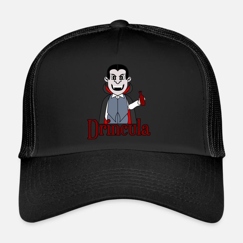 Beer Drinking Alcohol Vampire Schnapps Trucker Cap
