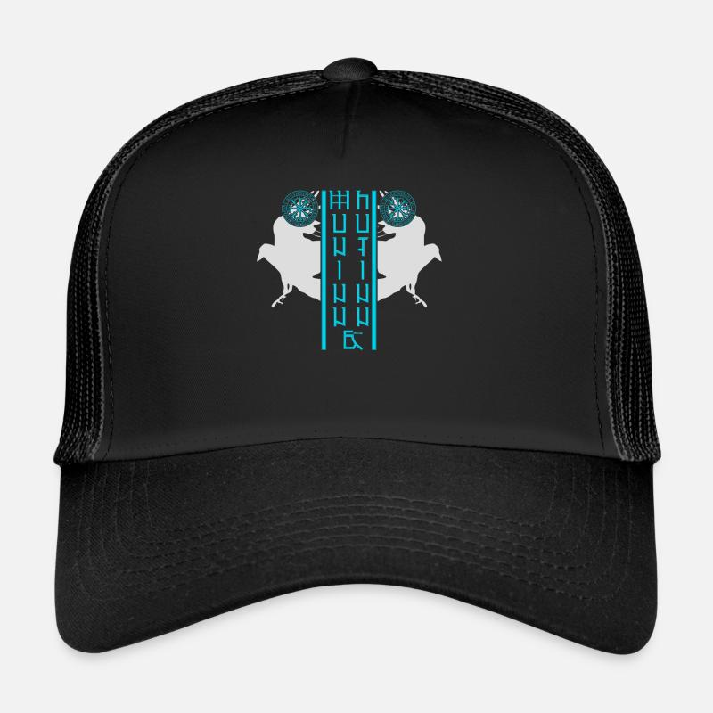 Corbeaux de Vegvisir Vikings de Valhalla Casquette trucker 