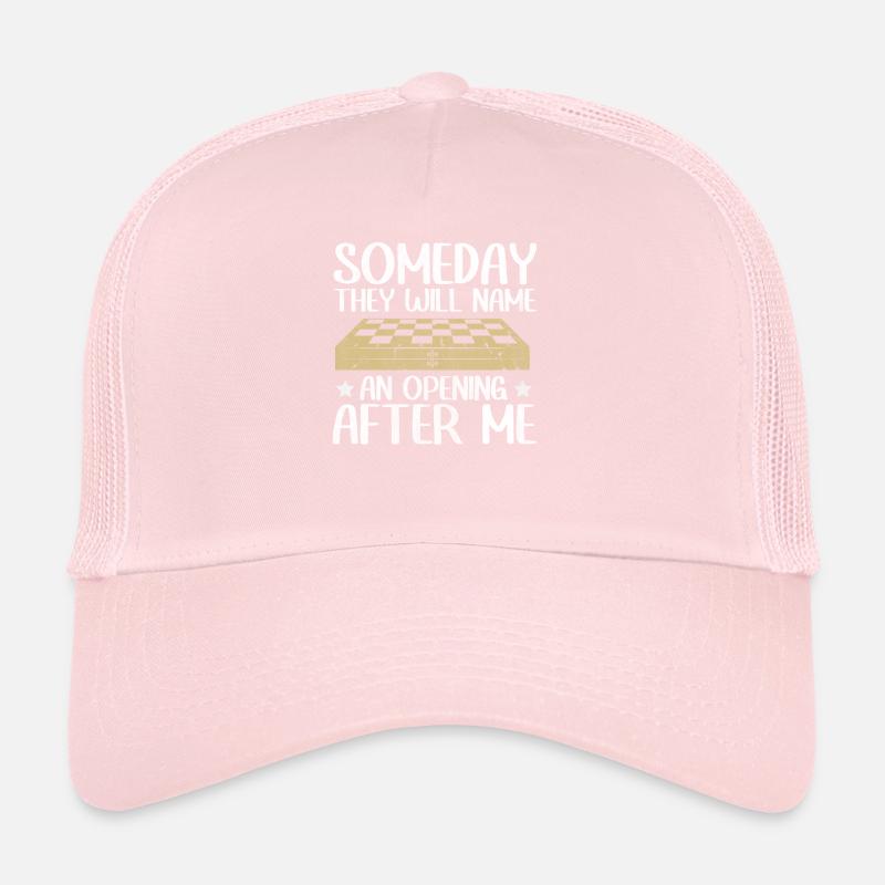 Un jour, ils nommeront une ouverture après moi échecs Casquette trucker 