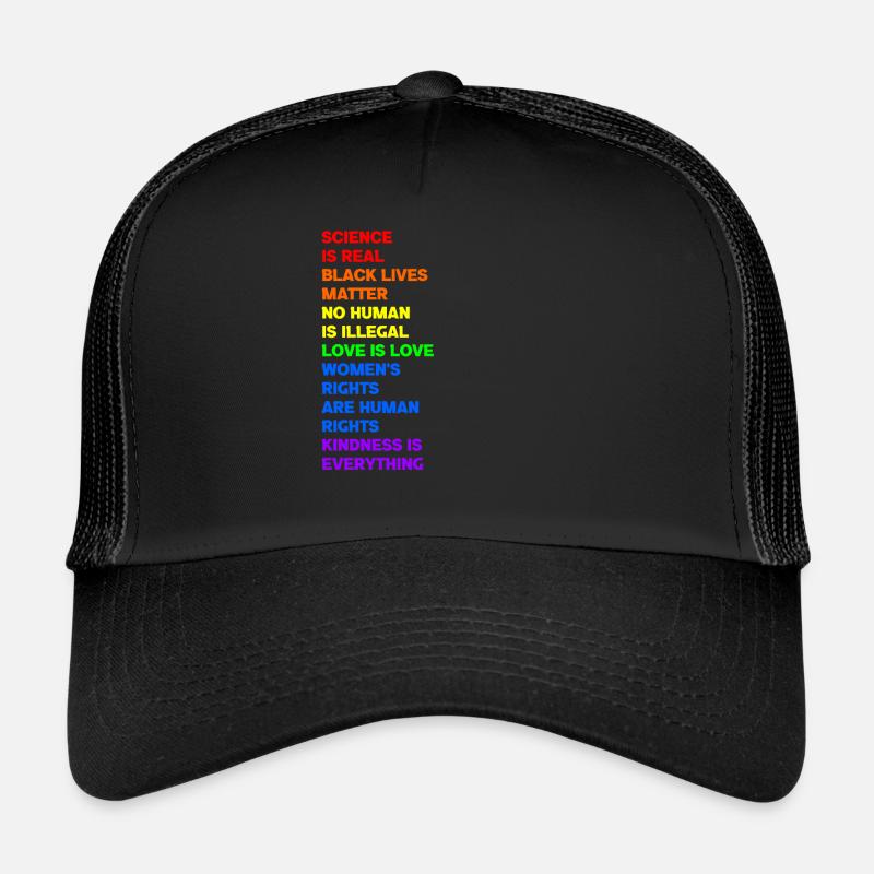 Science is Real Black Life Trucker Cap