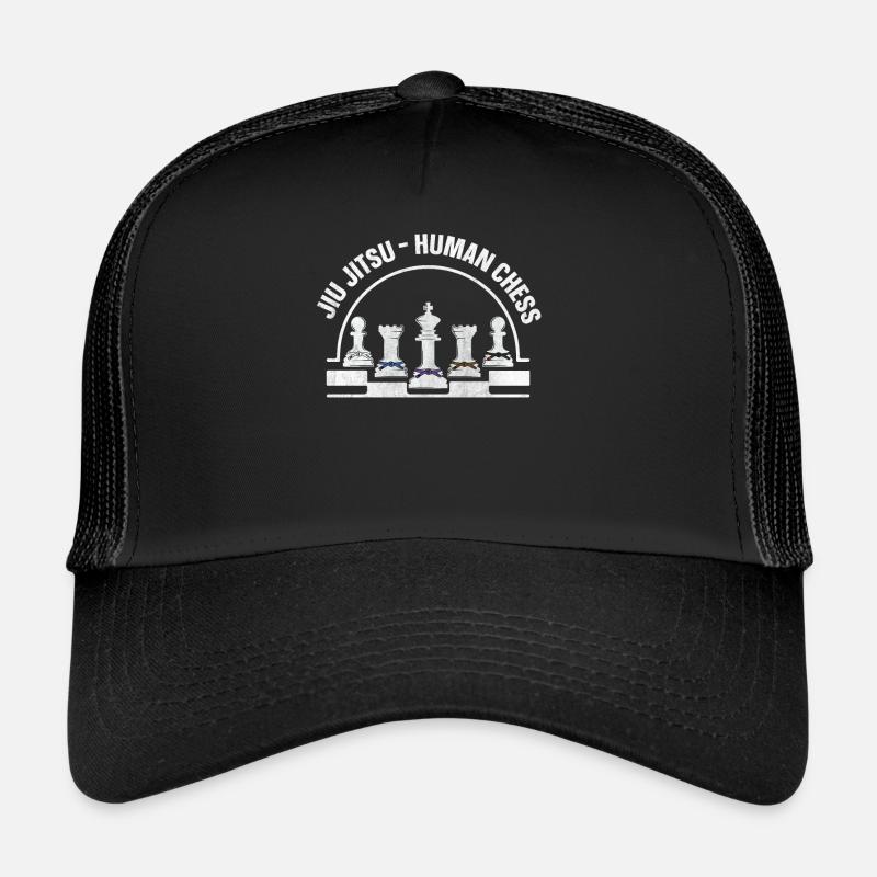Jiu-Jitsu Echecs Humain Jiu Jitsu Drôle Casquette trucker 