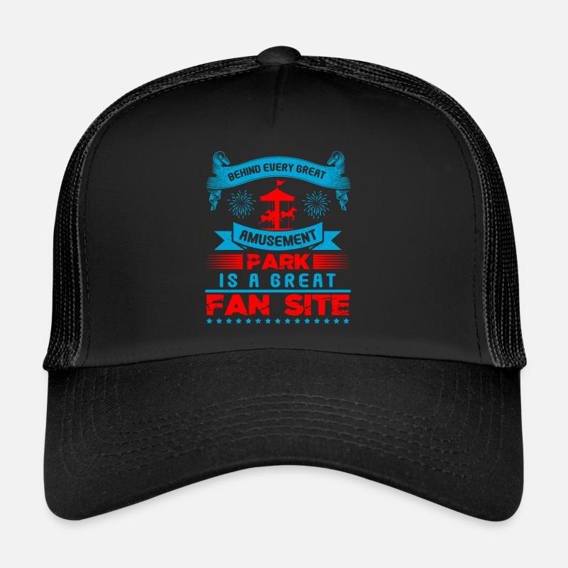 AMUSEMENT PARK IS A GREAT FAN SITE Trucker Cap