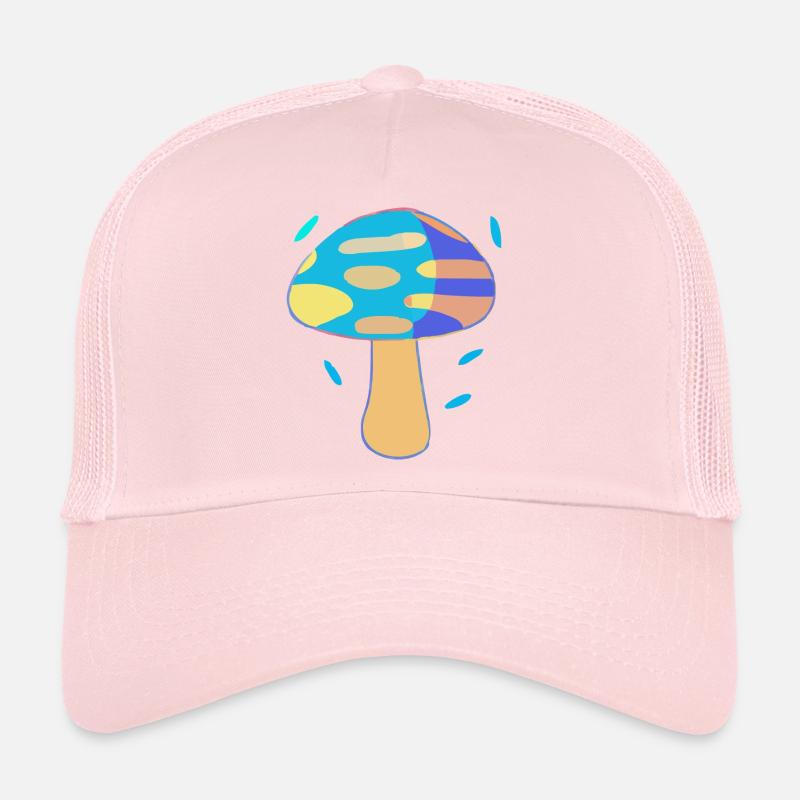 Der blaue Pilz Trucker Cap