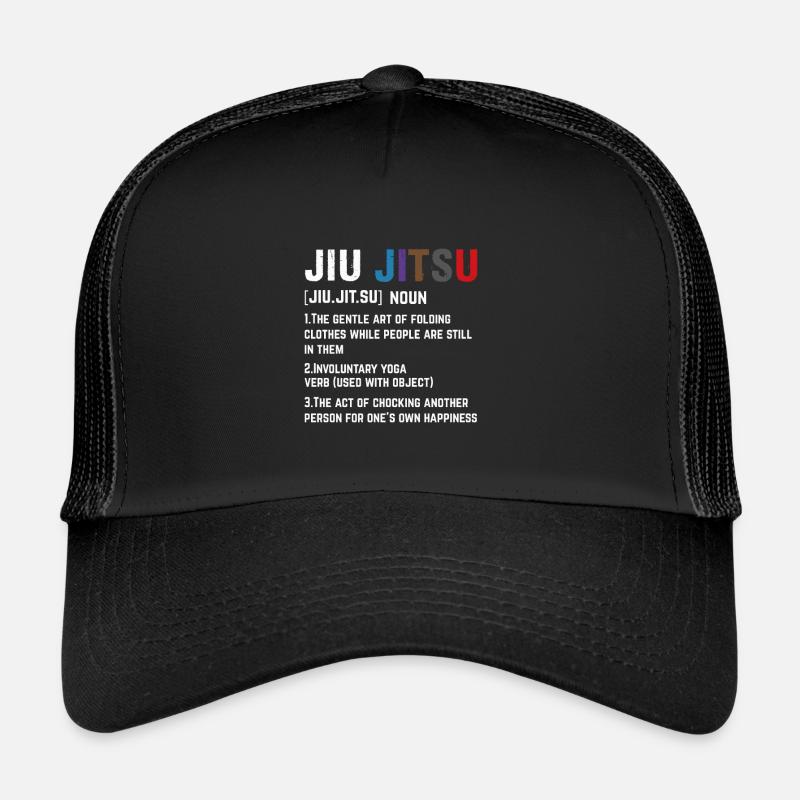 Drôle de définition du Jiu Jitsu Casquette trucker 