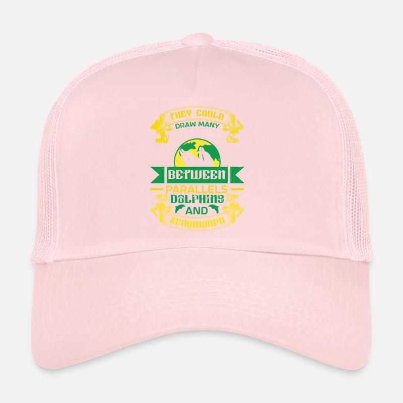BETWEEN PARALLELS DOLPHINS Trucker Cap