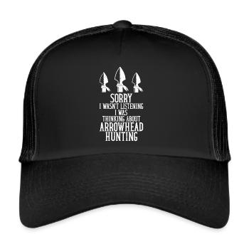 Arrowhead Hunting Artifacts Archery - Trucker Cap - black/black - Front