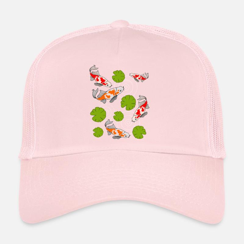 Koi Carp Pond Kois Trucker Cap