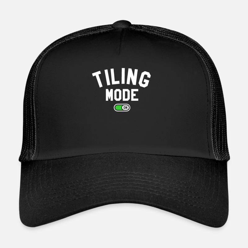 Mode de carrelage sur carrelage carrelage Casquette trucker 