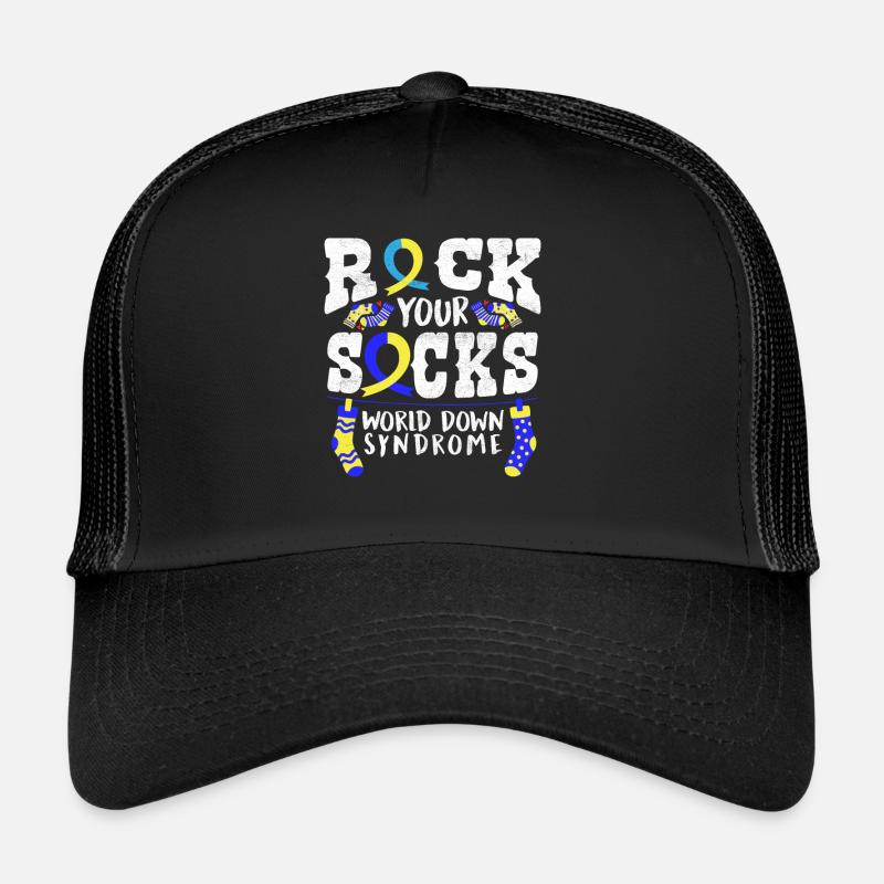 Down Syndrome Rock your Socks Awareness Casquette trucker 