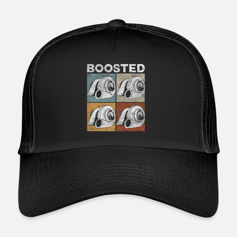 Turbocharger Boosted - Turbo & Tuning Trucker Cap