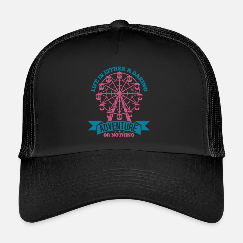 LA VIE EST SOIT UNE AVENTURE AUDACIEUSE, SOIT RIEN Casquette trucker 