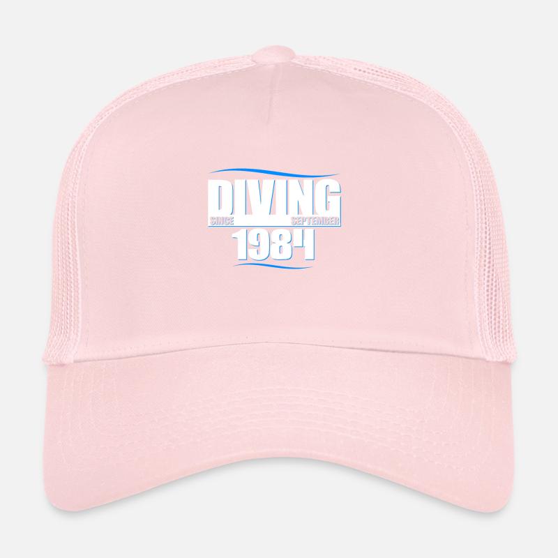 Taucher Geburtstag - Diving since September 1984 Trucker Cap