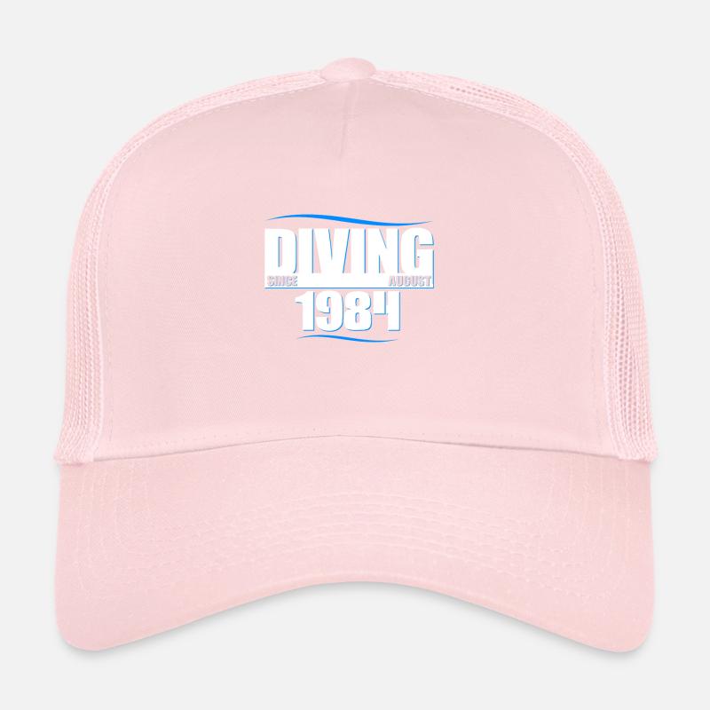 Taucher Geburtstag - Diving since August 1984 Trucker Cap