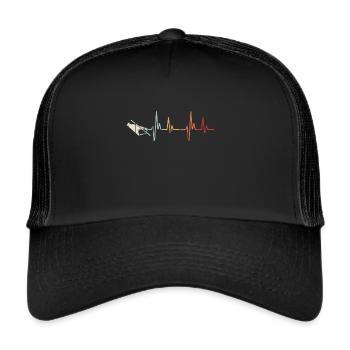 Cowbell More Cowbell-Vintager - Trucker Cap - black/black - Front