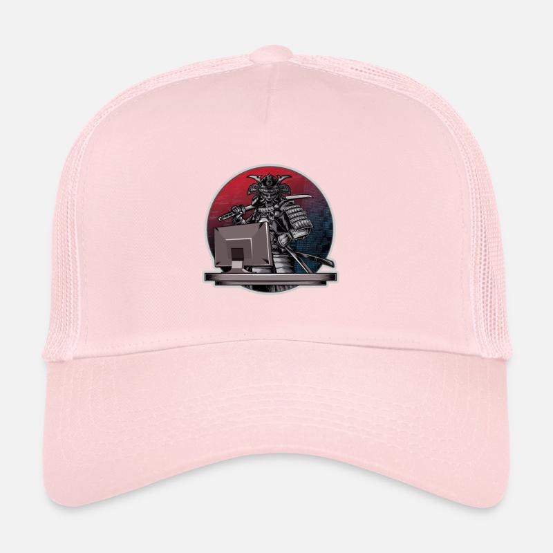Programmeur Samurai - Ordinateur guerrier - Développeur Casquette trucker 