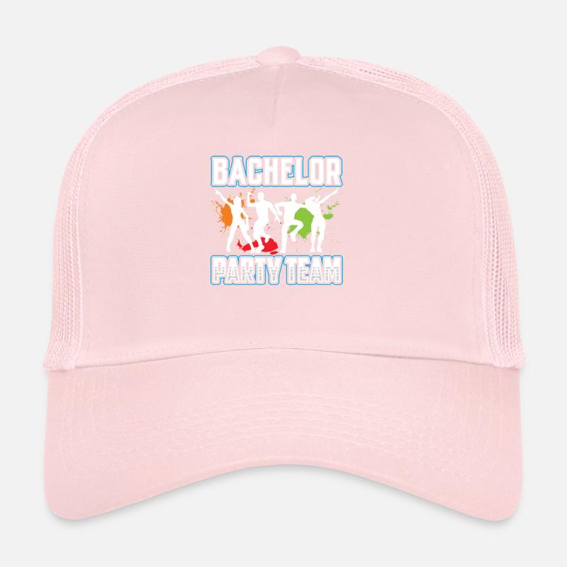 Équipe Bachelor Party Bachelor Bride Casquette trucker 