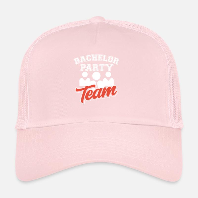 Bachelor Party Team Bachelor Bride Trucker Cap