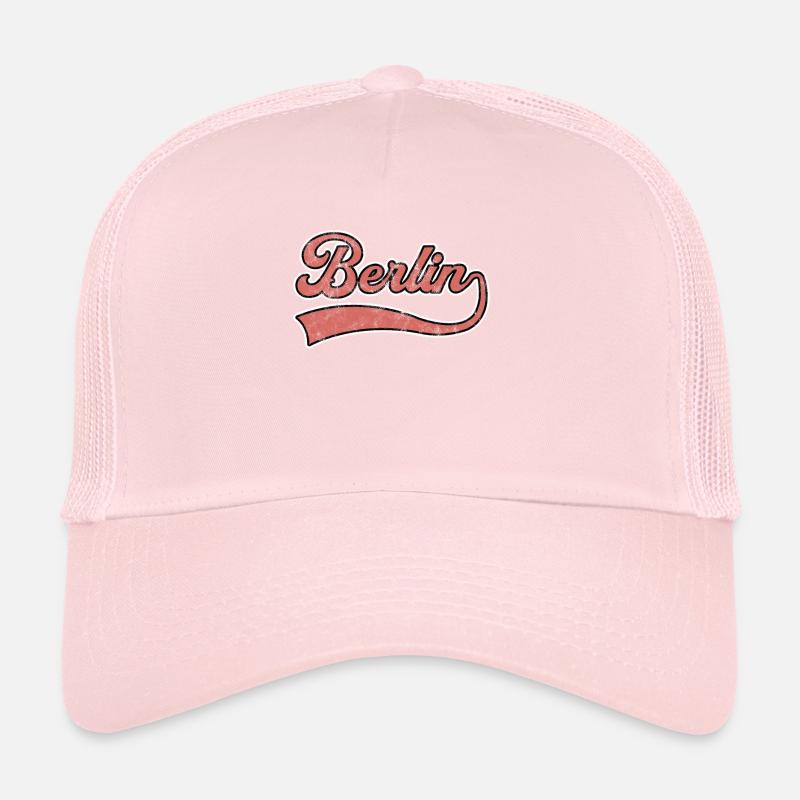 Berlin lettering Trucker Cap