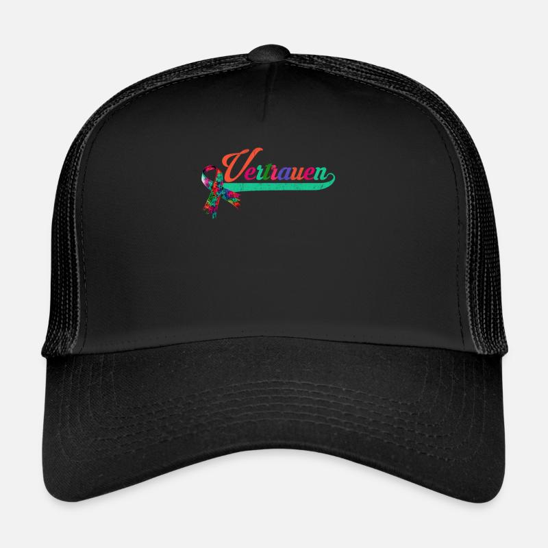 Conscience autistique Neurodiversité Autisme Casquette trucker 