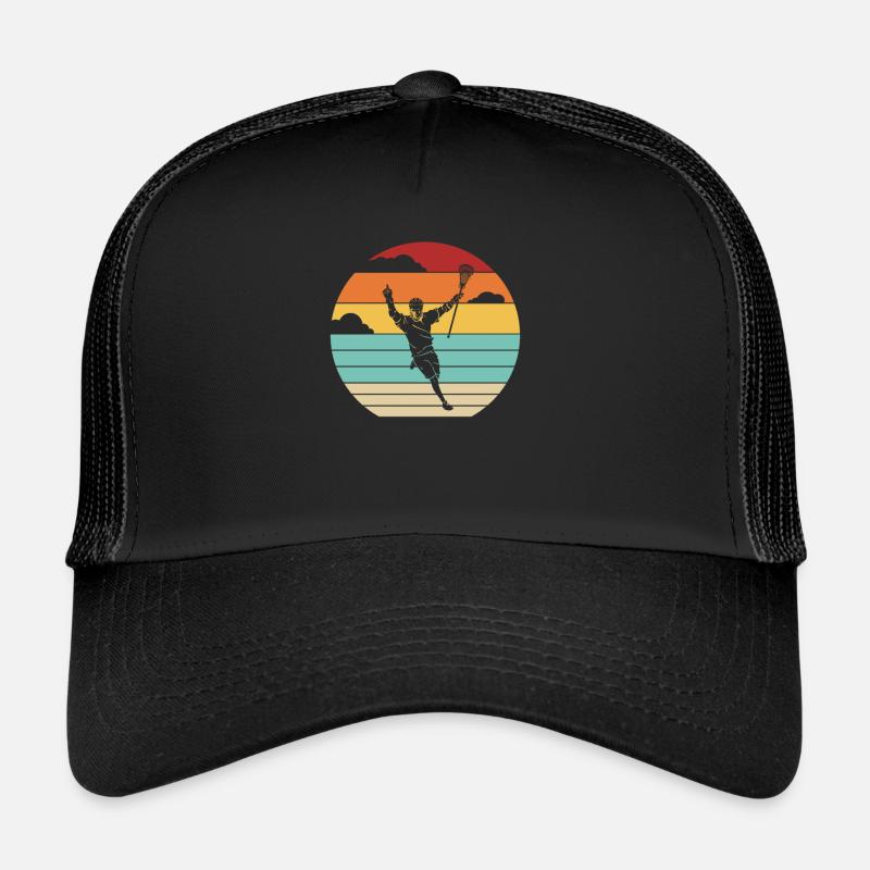 Retro Intercrosse Lax Player Polo Crosse Trainer Casquette trucker 