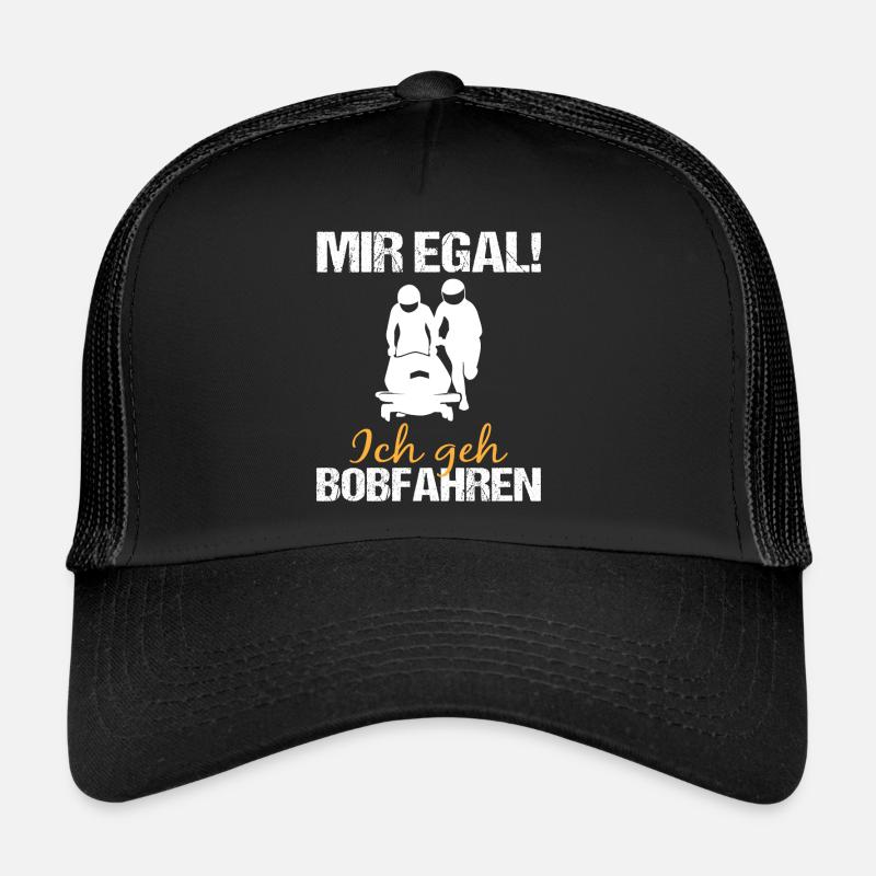 Bobfahren Lustiger Spruch Bobfahrer Geschenk Trucker Cap