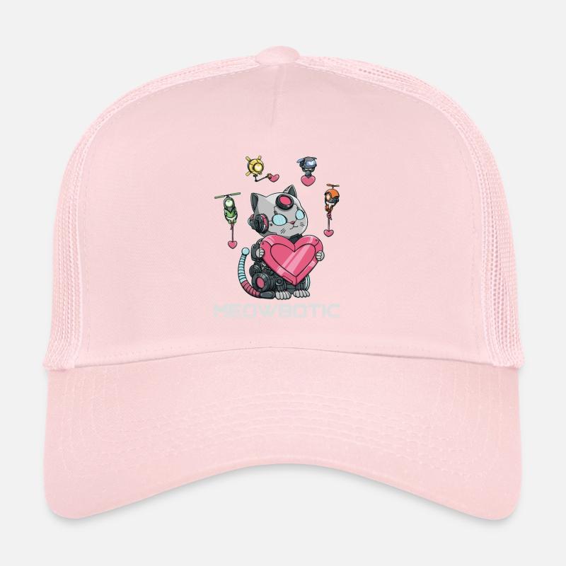 Amour de chat robot Casquette trucker 