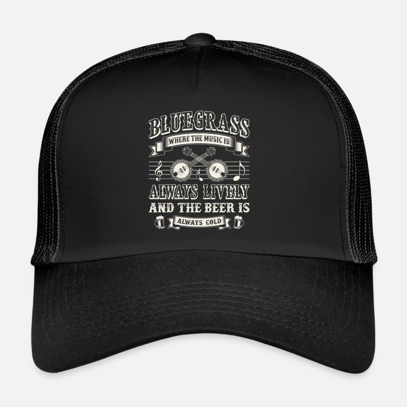 Drôle de conception de musicien de bluegrass pour Casquette trucker 