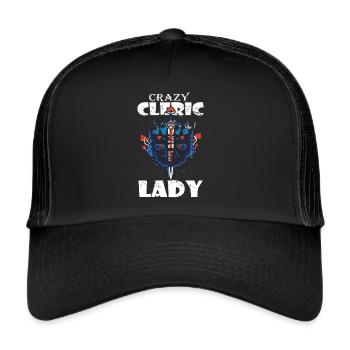 Drôle de GN en direct Cosplay de jeu de rôle - Casquette trucker  - noir/noir - Devant