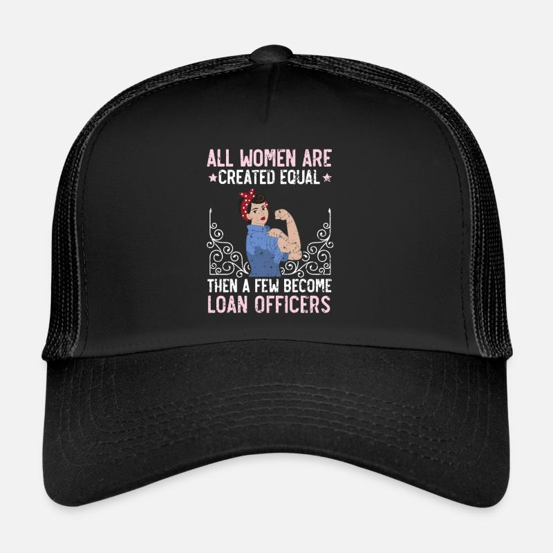 Agent de crédit Profession Agent de prêt de dettes Casquette trucker 