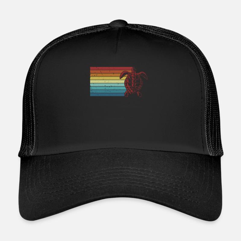 Retro Giant Tortoise Tortoise Trucker Cap