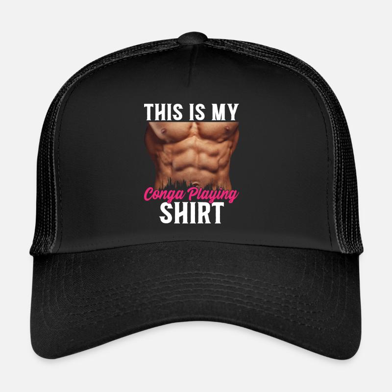 This Is My Conga Playing Shirt Conga Drums Conga P Trucker Cap