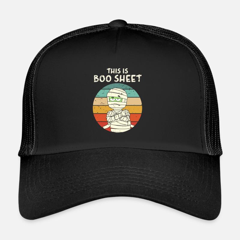 C’est Boo Sheet Mummy Costume d’Halloween Casquette trucker 