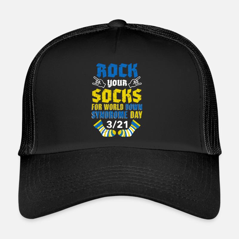Rock your Socks Down Syndrome Awareness Casquette trucker 
