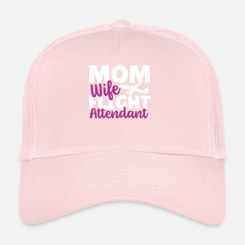 Agent de bord Agent de bord Aviation Vol Casquette trucker 