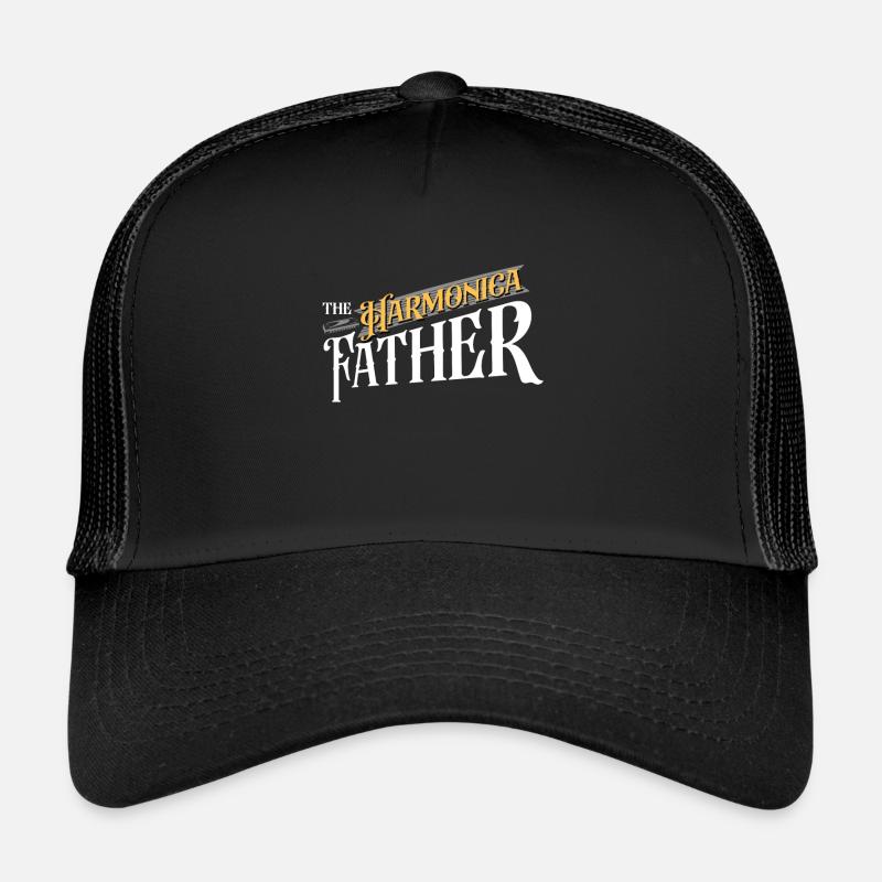 Le père de l’harmonica Harmoniciste Harmoniciste Casquette trucker 